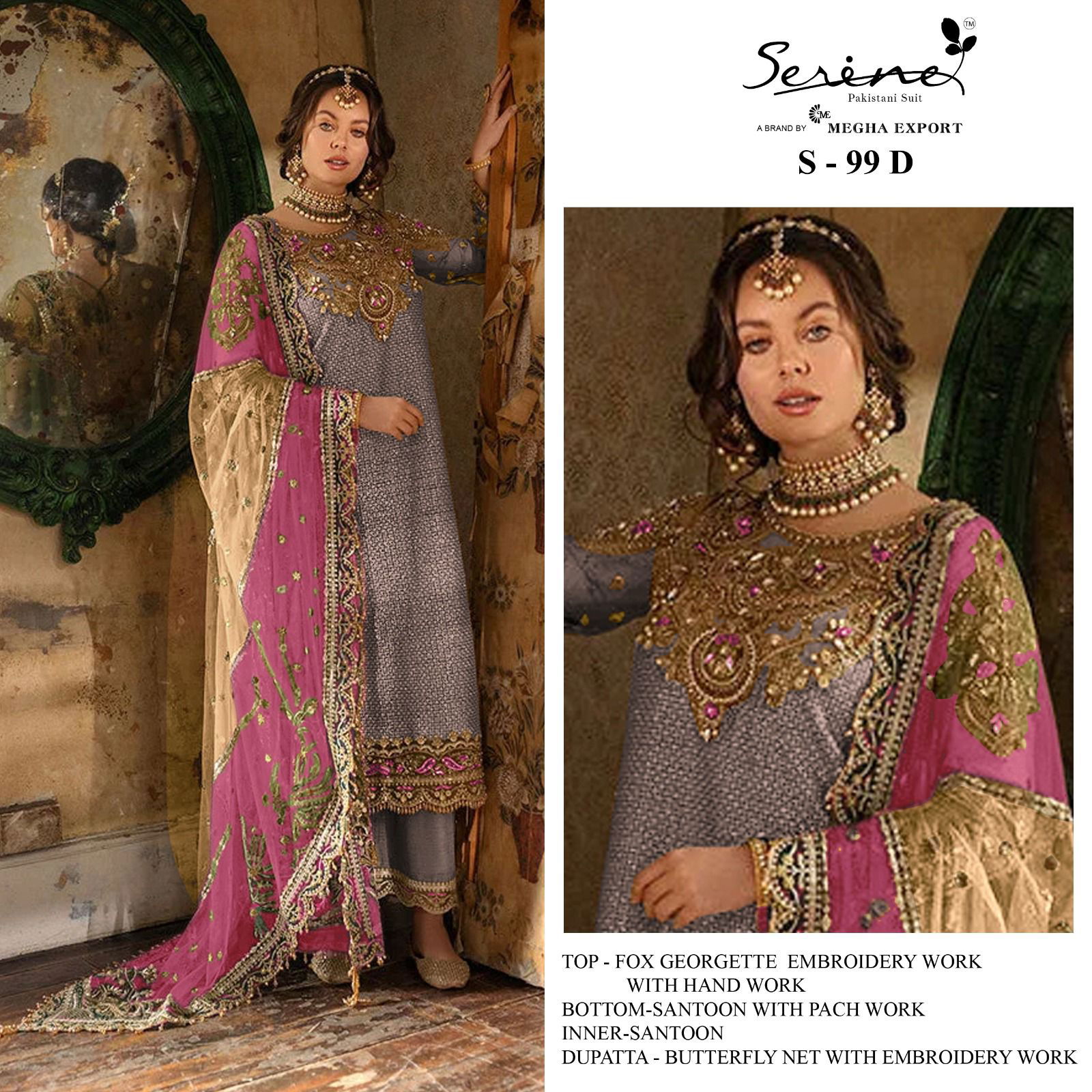 S 99 A To D By Serine Pakistani Suits Catalog